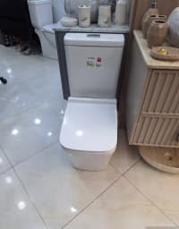 Düzbucaqlı unitaz, Qara rəng — şəkil 3