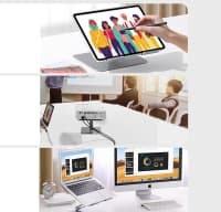 Noutbuk stendi Ugreen LP339 tənzimlənən gümüşü — şəkil 11