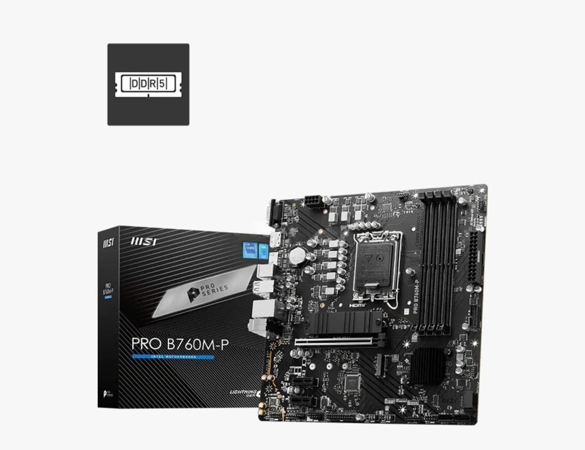 Ana plata MSI PRO B760M-P