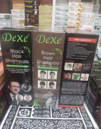 saç qaraldan şampun "dexe black hair shampoo 400 ml" — şəkil 11