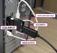 VGA to HDMI konverter adapteri — şəkil 2