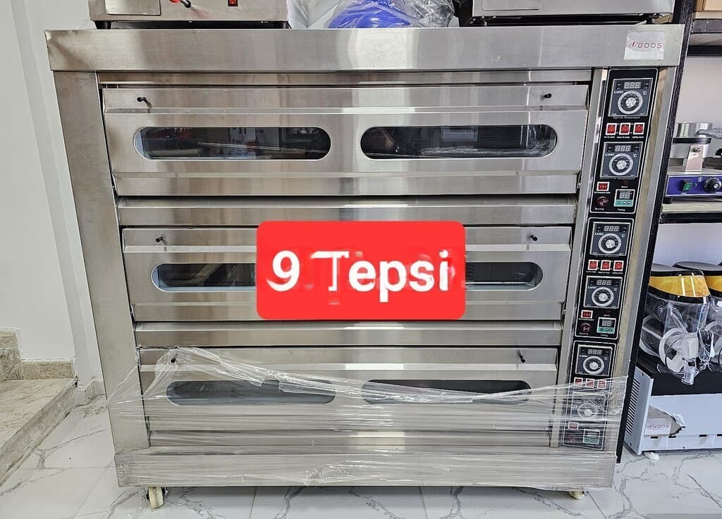 ASL-3-9DH 3 Mərtəbəli Şirniyyat və Çörək Sobası