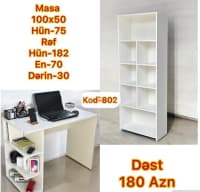 Yazı masası Ağ rəng — şəkil 1