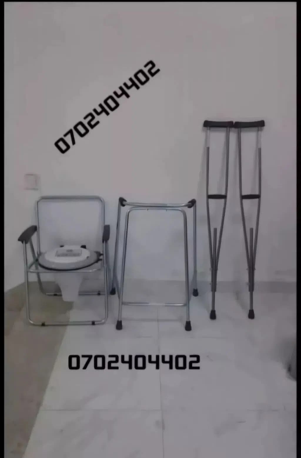 Xəstə üçün sanitar kreslo, xadok və qoltuqaltı kastil