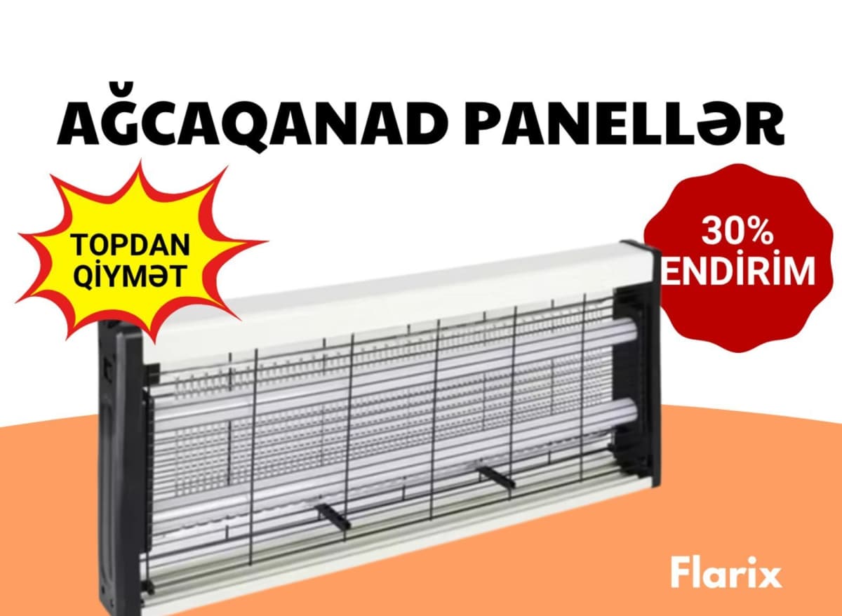UV İşıqlı Elektrikli Həşərat və Ağcaqanad Öldürən Panel