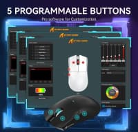 Oyun siçanı Attack Shark X11 Black — şəkil 7