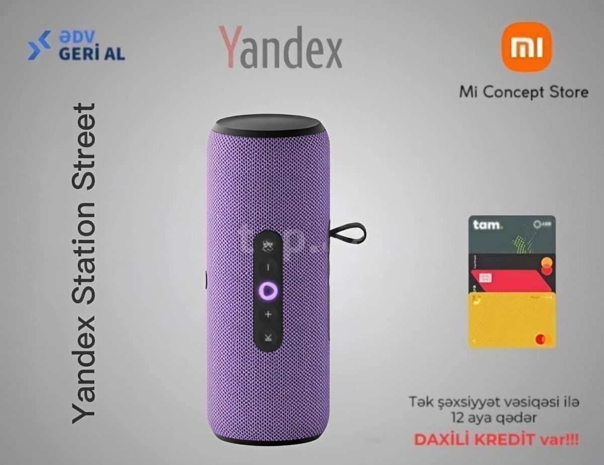 Ağıllı dinamik Yandex Station Street Violet