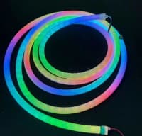RGB LED kəndir işıq, pultlu dekorativ lent — şəkil 4