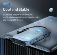 Docking station Orico XCR-X22-GY-BP 12-in-1 — şəkil 2