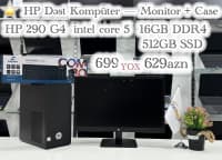 HP 290 G4 Masaüstü Kompüter Dəsti (i5-10th, 16GB, 512GB SSD) — şəkil 1