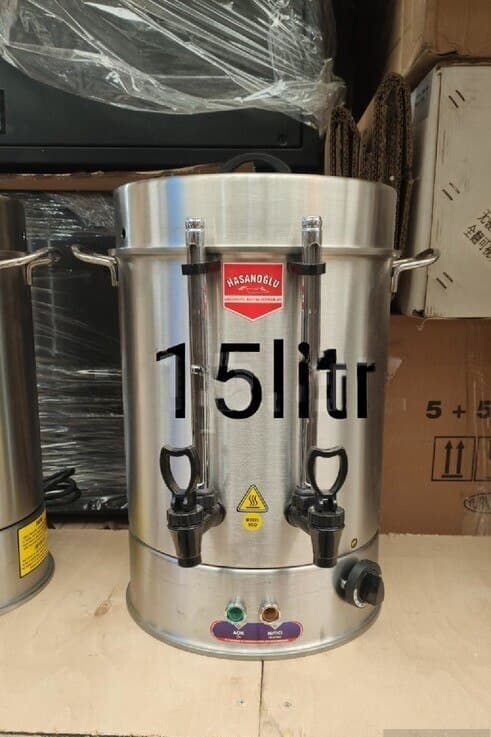 Samovar Paslanmayan polad material