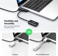 Səs kartı Ugreen USB 2.0 External Sound Adapter US205 — şəkil 10