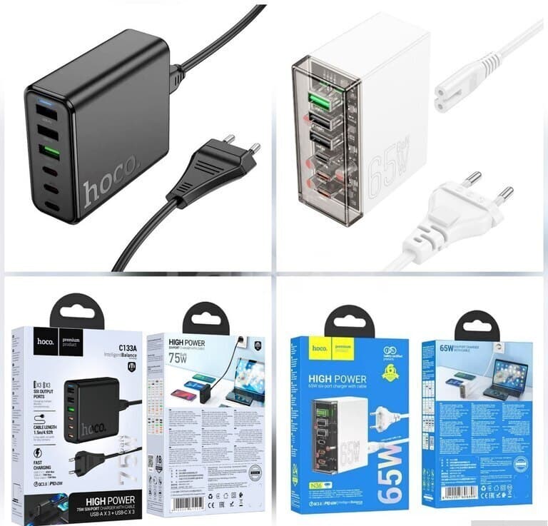 Hoco C133A 45W PD Adapter Başlığı