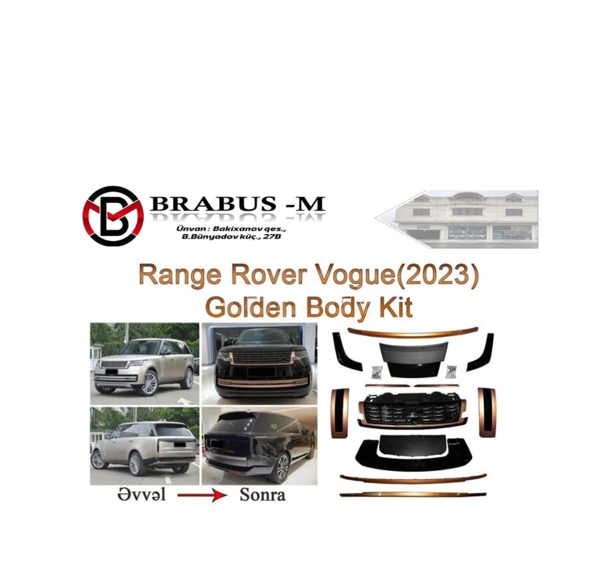 Body kit Range Rover Vogue 2023