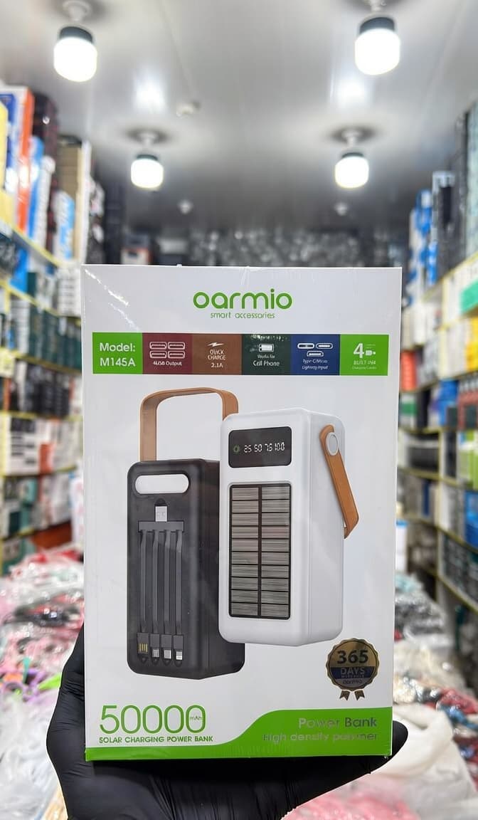 50,000+ mAh powerbank, Qara rəng