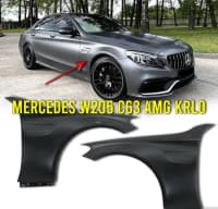 Ön qanad Mercedes W205 C63 AMG — şəkil 10