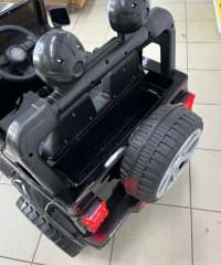 Uşaq elektromobili Jeep 4x4 Qara — şəkil 2