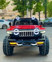 Uşaq avtomobili Jeep Wrangler qırmızı — şəkil 6