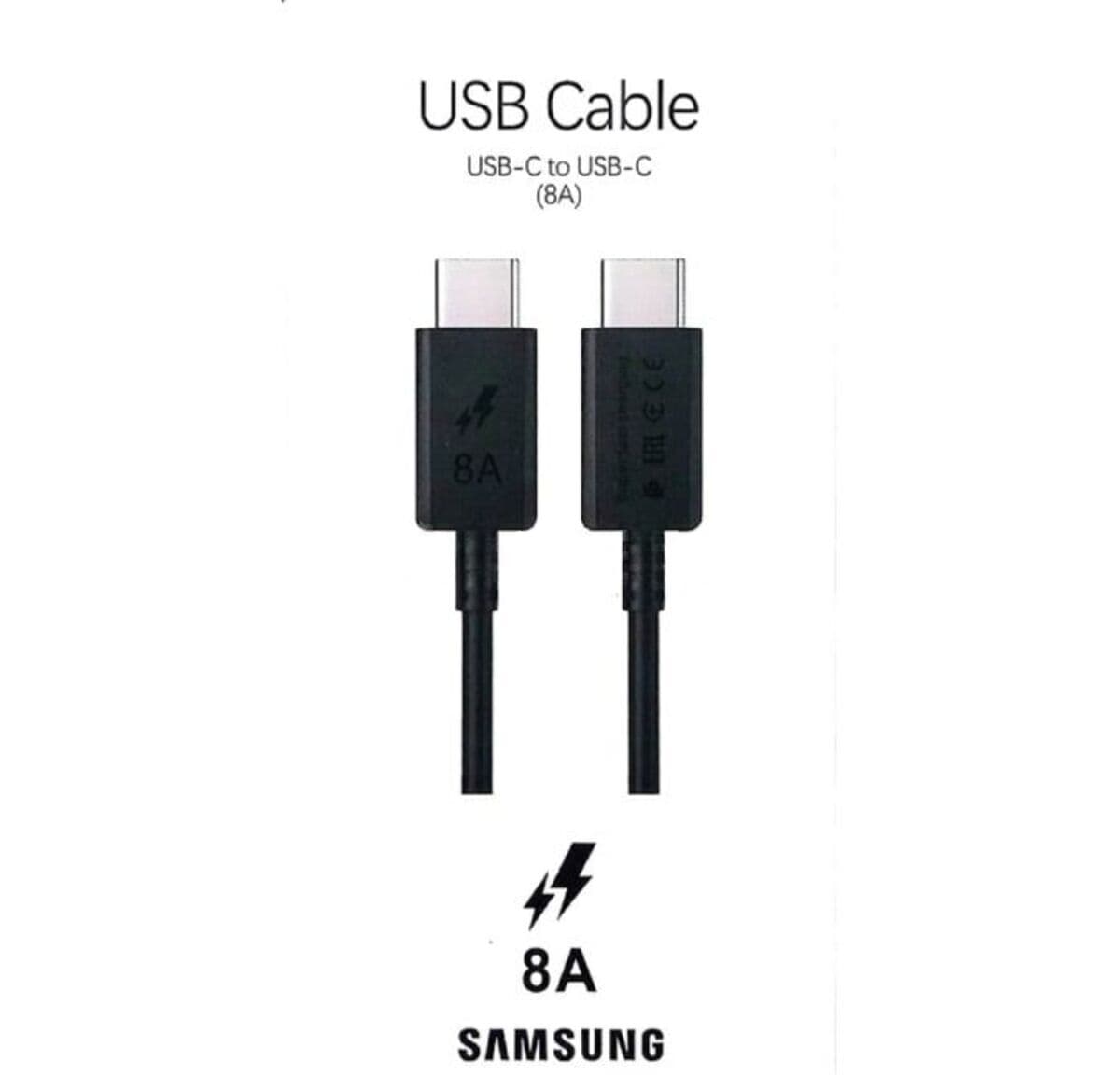 USB kabel Samsung Super Fast Charging C to C (8A)