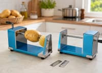 Kartof kəsici spiral slicer paslanmayan polad — şəkil 1