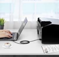 Qara rəng data kabel, USB — şəkil 2