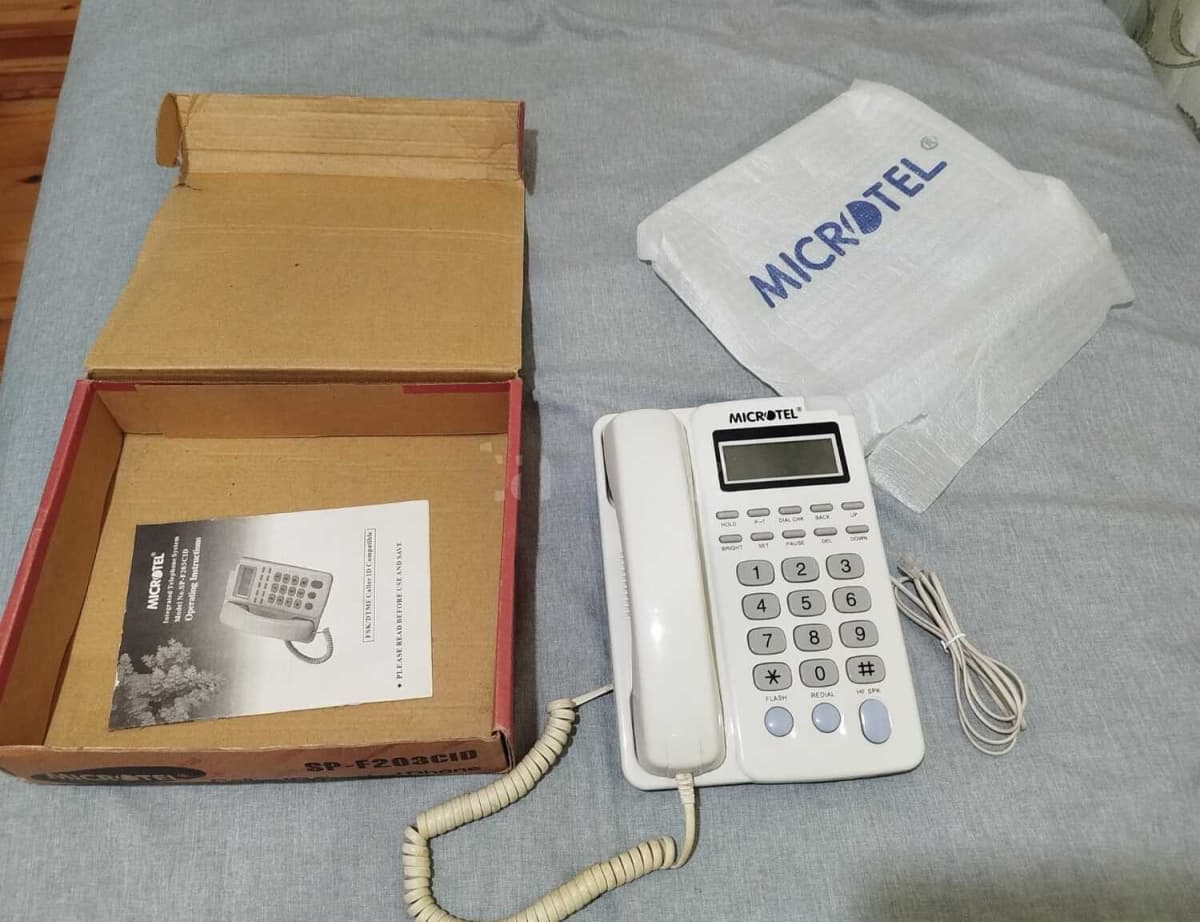 Masaüstü telefon Ağ rəng, Stolüstü