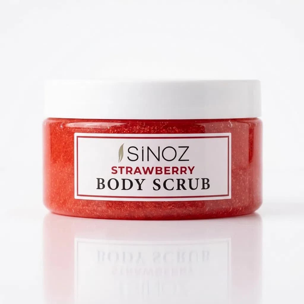 Sinoz Strawberry Bədən Skrabı 300 q