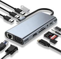 Adapter Type-C 4K Hub 11in1 — şəkil 6
