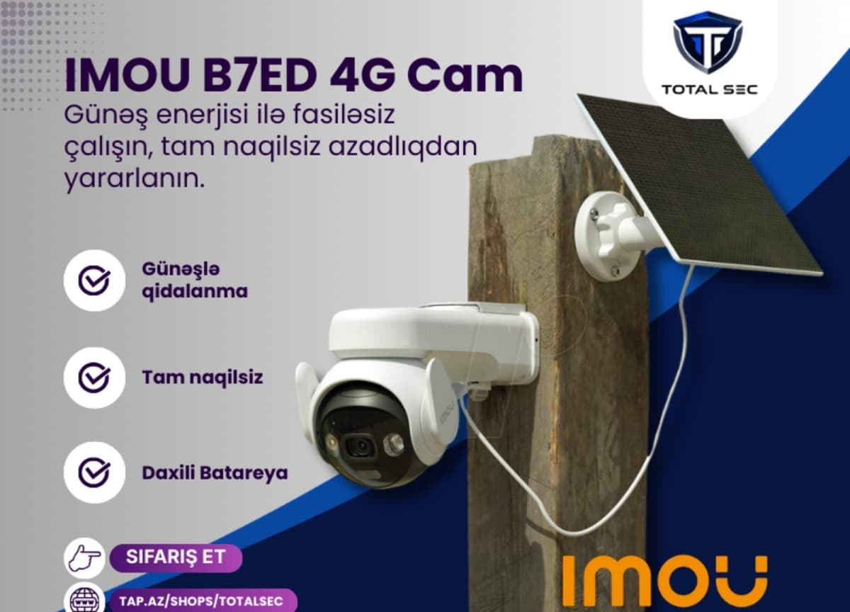 Müşahidə kamerası Imou Cell PT 4G Kit 5MP