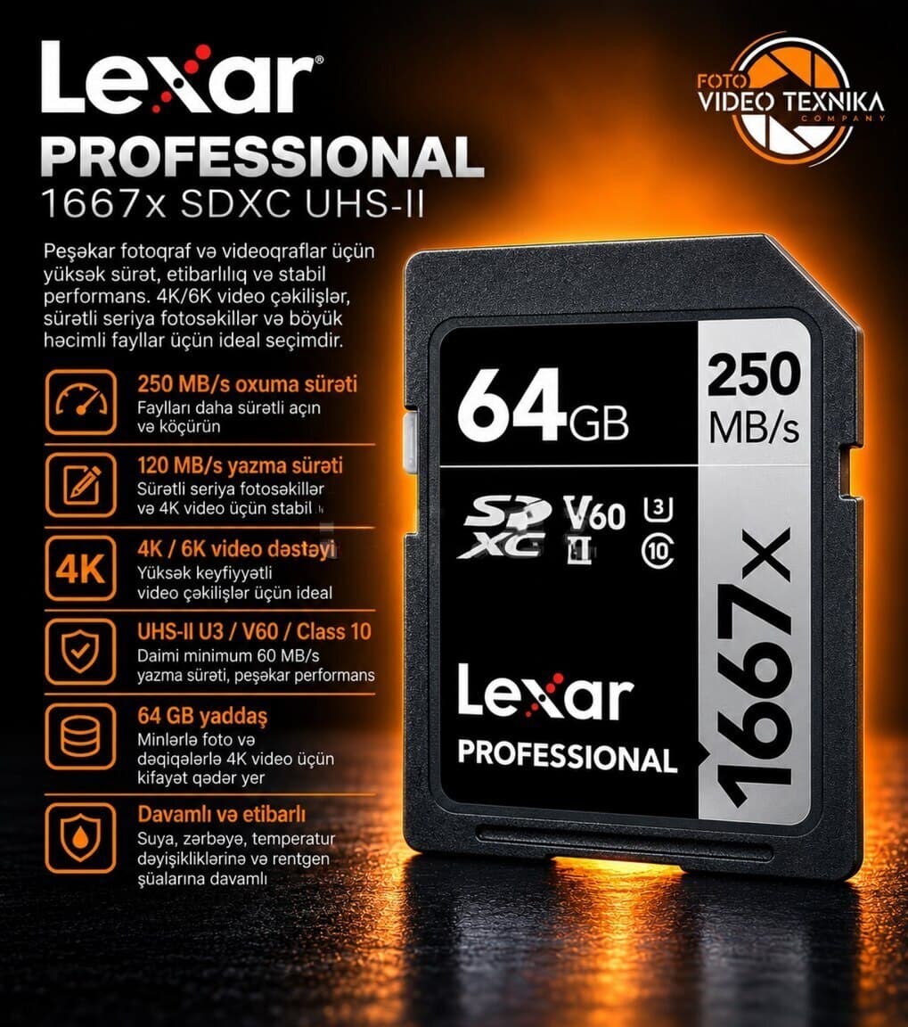 64 GB yaddaş kartı
