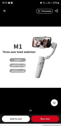 Merak One 3-Axis Smartfon Stabilizatoru — şəkil 5