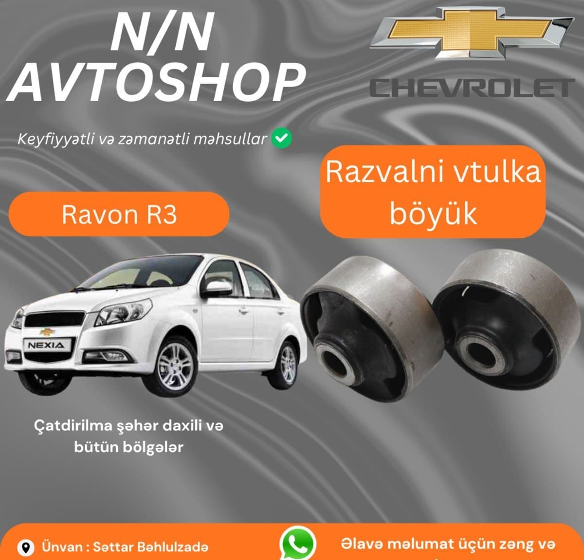 Asma qolun oynağı Ravon R3