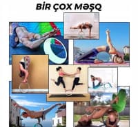 Yoga Wheel - Aerobika və Yoqa üçün Dairə (30 sm) — şəkil 9