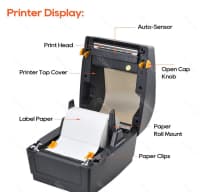 Xprinter XP-480B Termal Barkod və Etiket Printeri — şəkil 2