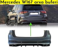 Arxa diffuzer Mercedes W167 GLE — şəkil 10