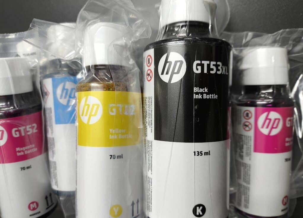 HP GT51, GT52, GT53 Printer Mürəkkəbləri