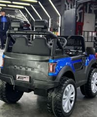 Uşaq elektrikli avtomobili, mavi rəngli lisenziyalı model — şəkil 5