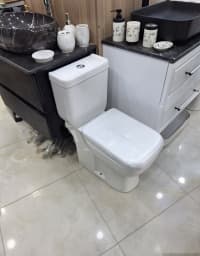 Düzbucaqlı unitaz, Qara rəng — şəkil 3