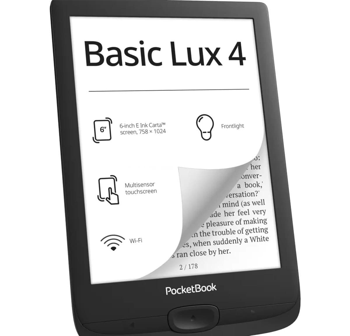 Elektron kitab oxuyucu PocketBook 618 Basic Lux 4 Black