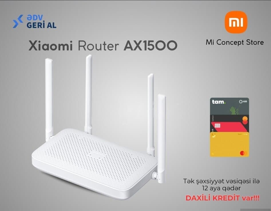 Router Xiaomi Mi AX1500 Wi-Fi 6