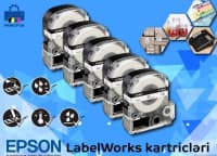 Epson LabelWorks üçün Etiket Lenti (12mm və 18mm) — şəkil 1