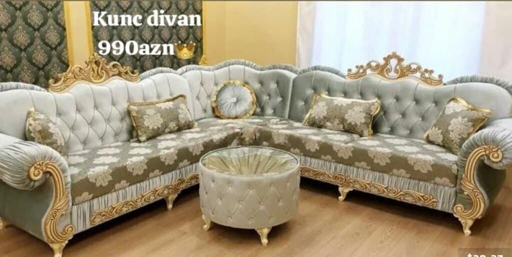 Künc divan, Qarışıq rəng