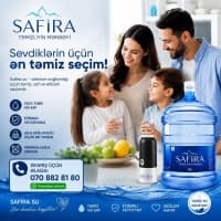 Safira Su - 19 L Təbii Mənbə Suyu — şəkil 5