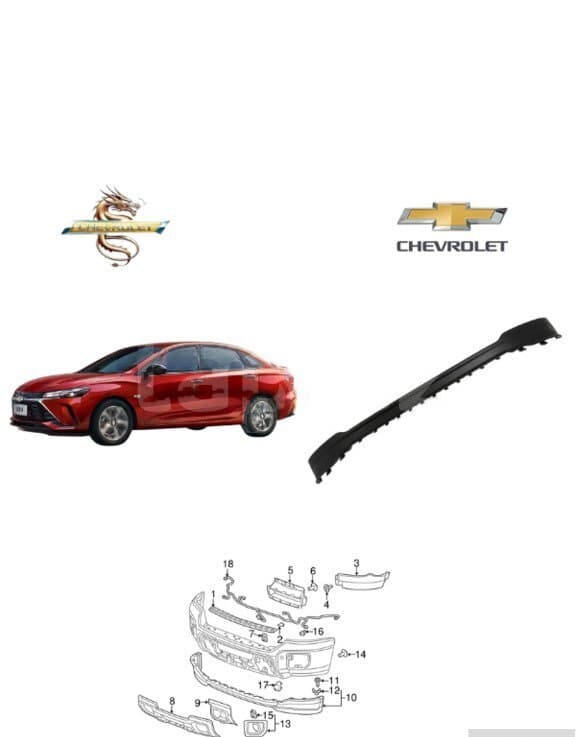 Ön bufer altı bığ Chevrolet Monza 2023