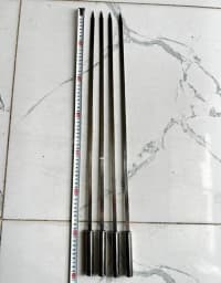 Barbekü şişləri dəsti, taxta qulplu, 4 ədəd — şəkil 3