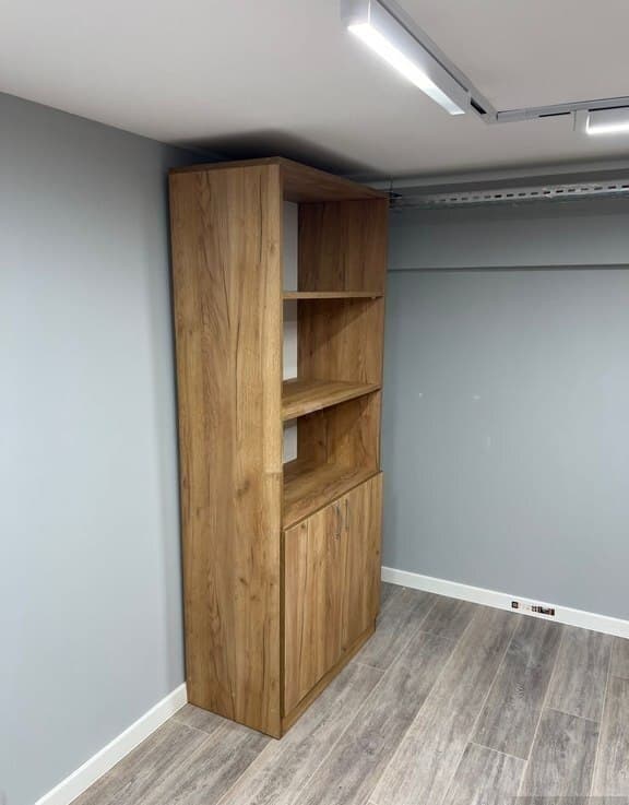 Ofis dolabı İki qapılı, Qəhvəyi rəng