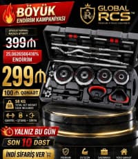Xrom qantel və ştanq dəsti 58 kq — şəkil 2