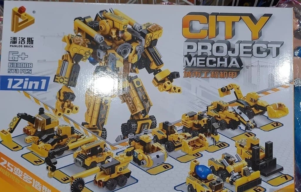 Panlos City Project Mecha 12-in-1 Konstruktor Dəsti