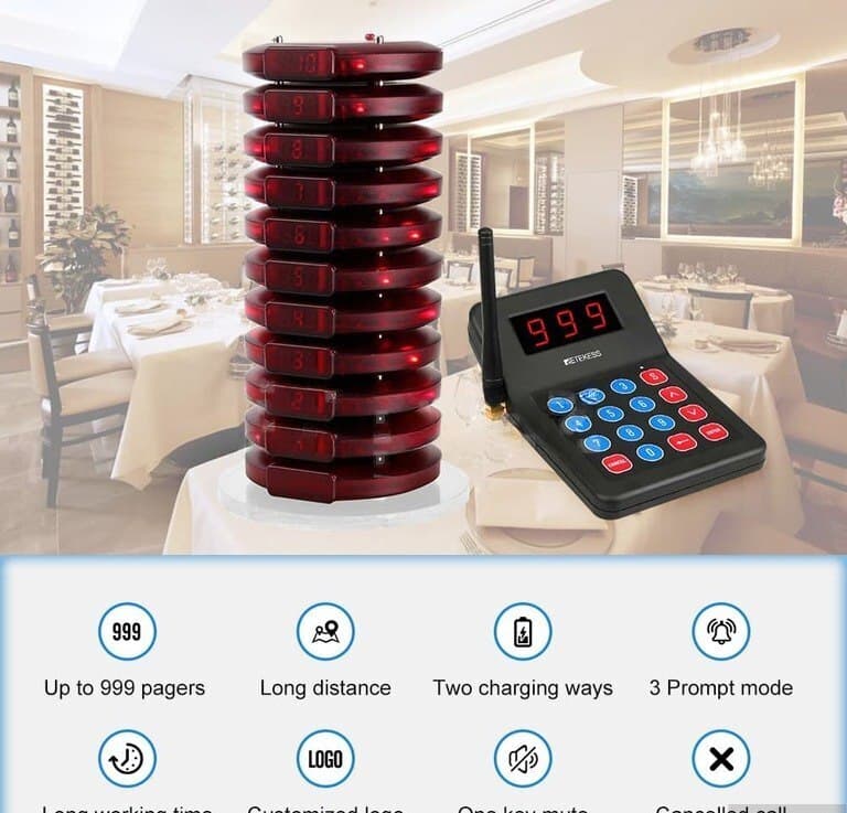 Simsiz Restoran Çağrı və Növbə Sistemi