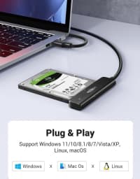 Adapter Ugreen CM321 USB 3.0 to 2.5 SATA — şəkil 5